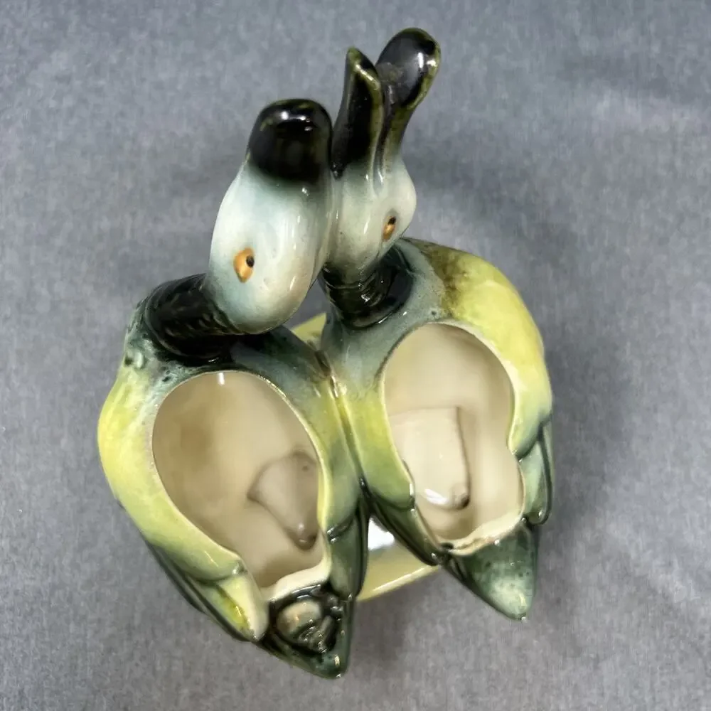 Vintage Hull Pottery Double Duck Planter Mid Century Ceramic Planter Decor READ